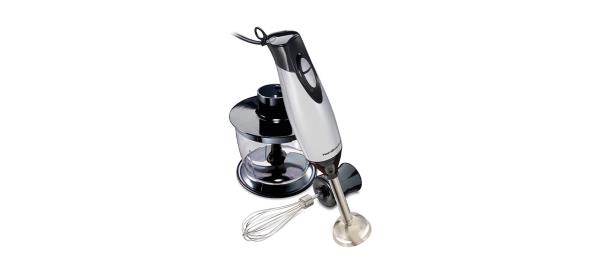 Hamilton Beach Immersion Hand Blender with Blending Wand, Whisk and 3-Cup Food Chopping Bowl