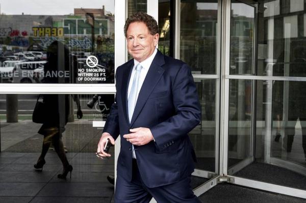 Activision Blizzard CEO Bobby Kotick leaves the Phillip Burton Federal Building and U.S. Courthouse in San Francisco on Wednesday, June 28, 2023. 